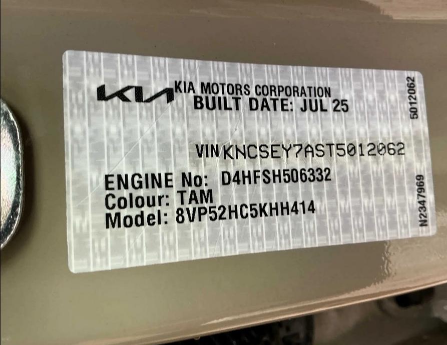 View Auto part Starter Kia Tasman 2025